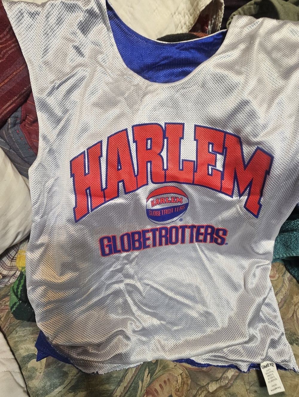 Harlem Globetrotters Reversable Kids Basketball Jersey